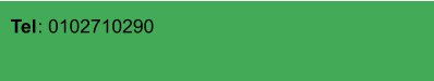 Tel : 0102710290